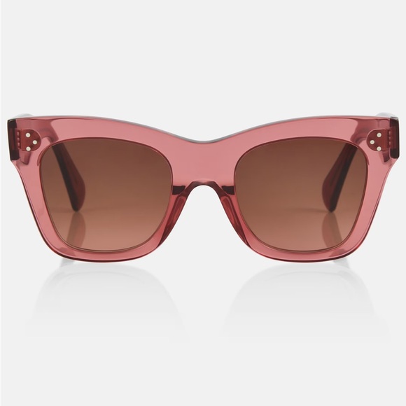 Celine Square Sunglasses, Pink - Picture 1 of 8